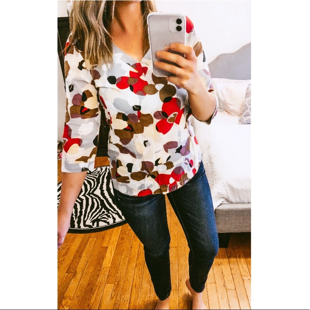 Boden floral top